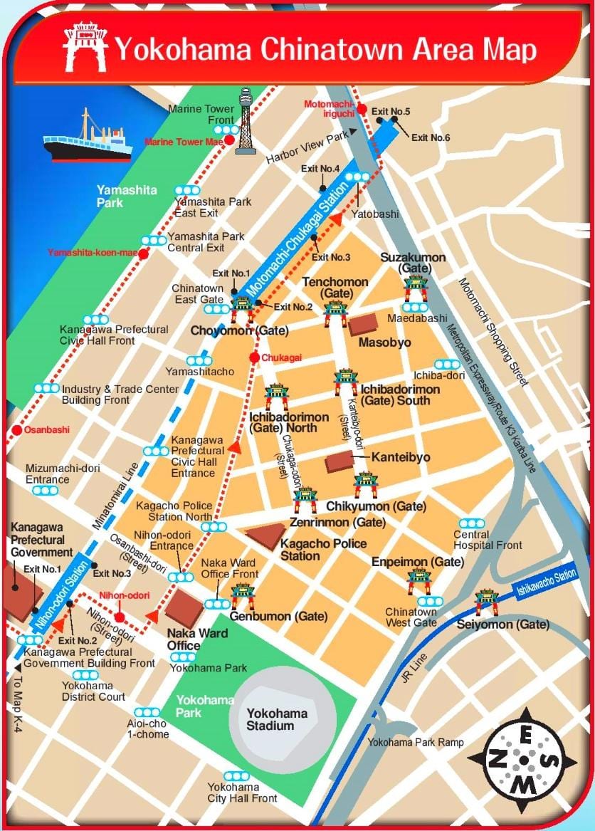 kaart van Yokohama en Tokio
